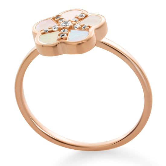 Orphelia 'Daisy' Women's 925 Sterling Silver Ring - Rose ZR-7585/RG