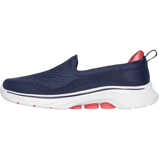 Skechers GO WALK 7 - Vina Textile Dames Navy/Coral Trainers - Image 4