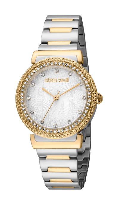 RC5L039M0085 Roberto Cavalli Women Quartz Stainless Steel Silver 5 ATM 32 mm - Image 1