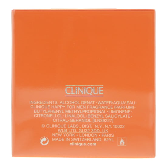 Clinique Happy For Men Cologne Spray Eau de Toilette 50ml - Image 4