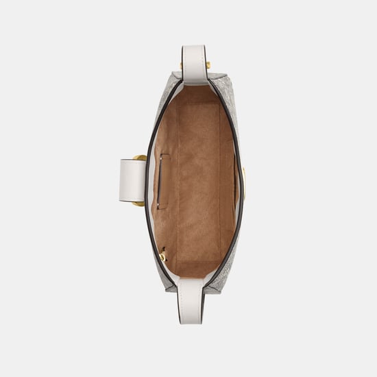 Eliza Shoulder Bag in Ring Lizard-Embossed Leather