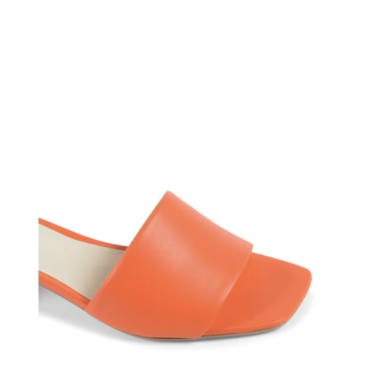 19V69 Italia Womens Sandal Orange NEPER NAPPA ARANCIO - Image 4