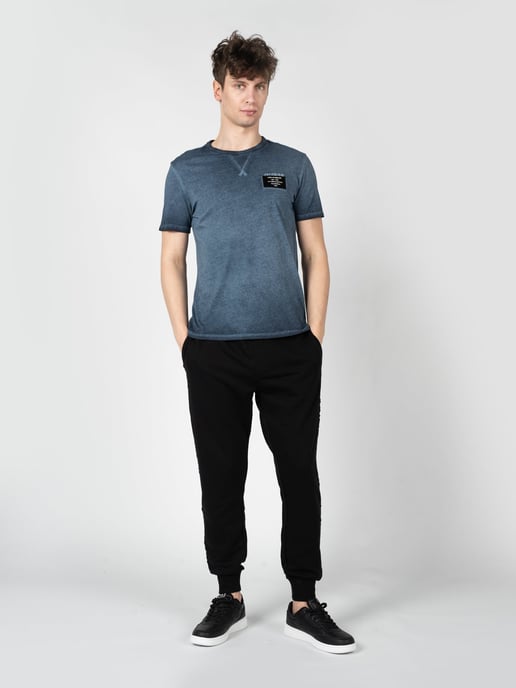 Guess T-Shirt Patch Men's Blue - Image 2