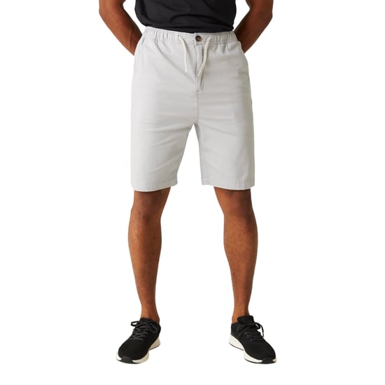 Regatta Mens Aldan Chino Shorts (Silver Grey) - Image 4