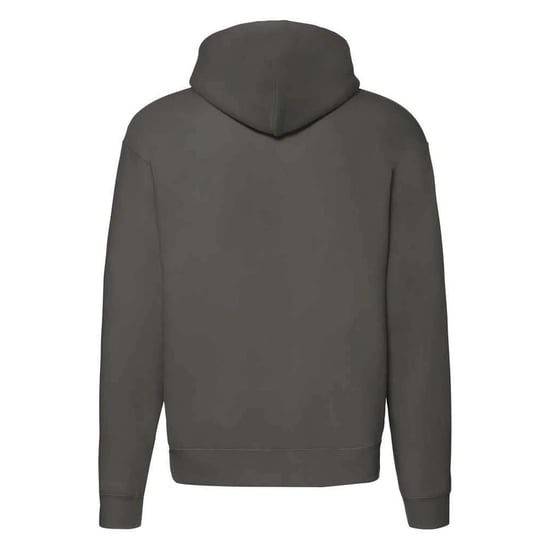 Fruit of the Loom Unisex Adult Premium Full Zip Hoodie (Charcoal) - Image 2
