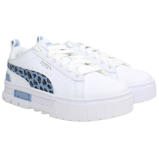 Puma Mayze Wild Kids White Trainers - Image 1