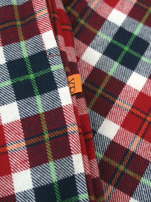 Red Christmas Check Unisex Lounge Pants
