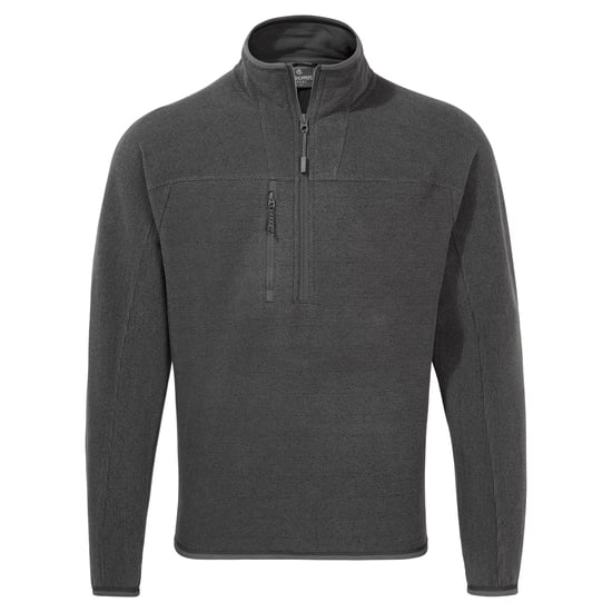 Craghoppers Mens Knitted Half Zip Fleece (Carbon Grey Marl) - Image 1