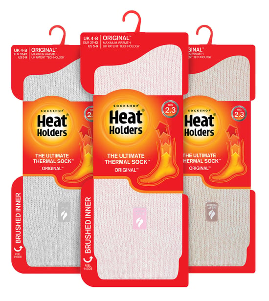 HEAT HOLDERS - 3-pack Multipack isolerade termosockor för damer för vintern - Wien - Image 2