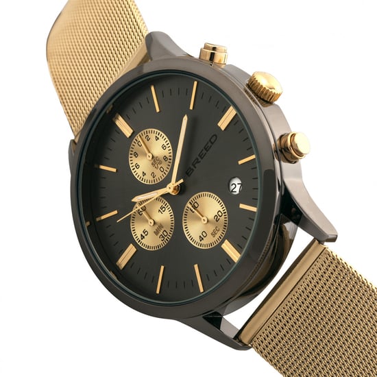 Breed Espinosa Chronograph Mesh-Bracelet Watch w/ Date - Image 3