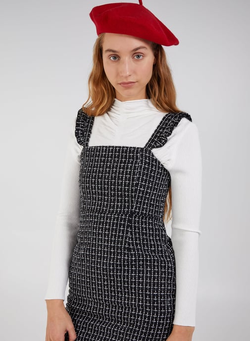 Tweed Pinafore Dress