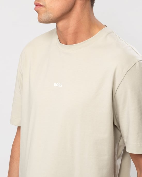 BOSS Orange TChup Mens Crew Neck Small Logo T-Shirt - Image 2