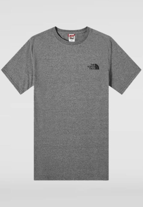 The North Face Heren SS Simple Dome T Shirt Grijs - Image 4