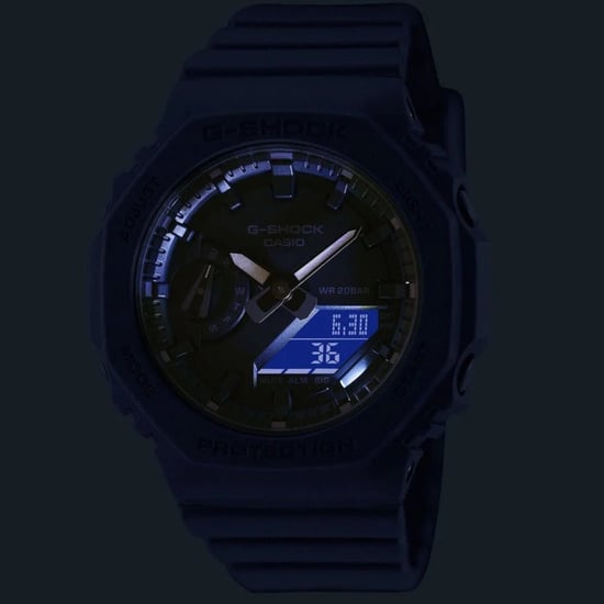 Casio G-shock Women's Blue Watch GMA-S2100BA-2A1ER - Image 4