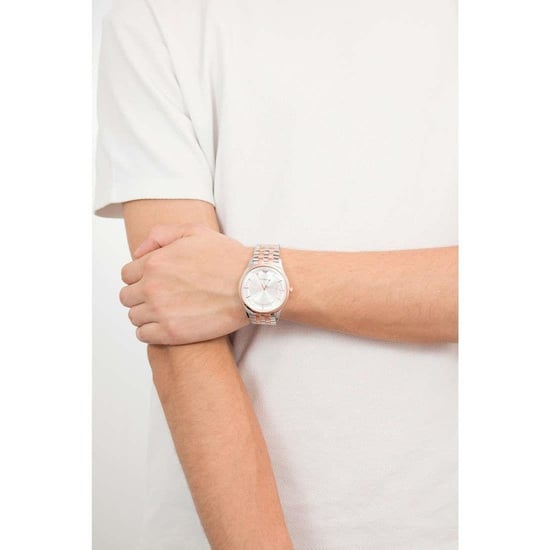 Emporio Armani AR11044 Lambda Zilveren Wijzerplaat Herenhorloge - Image 4