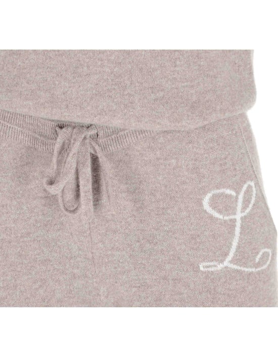 Crown Of Edinburgh Cashmere Track Pants Morningside Camel L