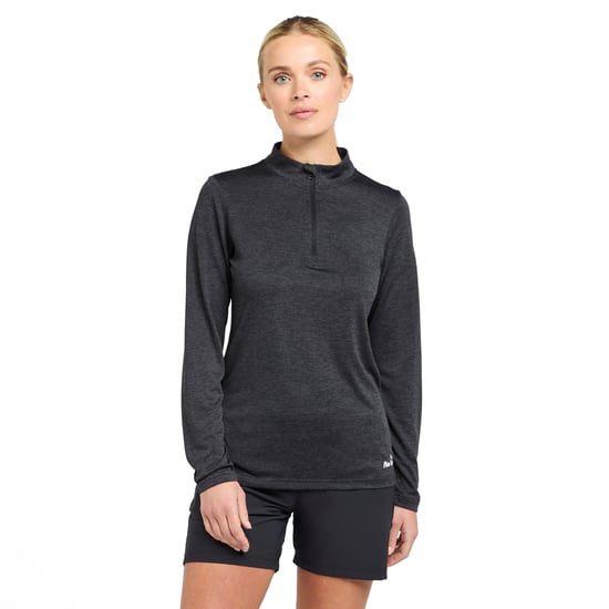 Women's Long Sleeved Zipped Active T-Shirt
