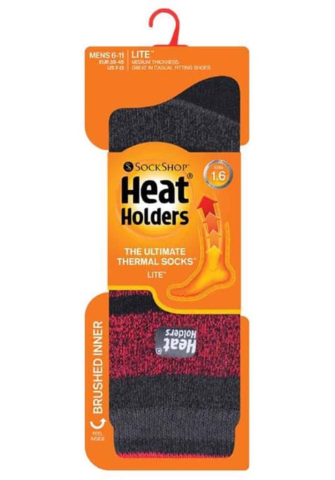 Heat Holders Lite - Herr 1.6 TOG Termiska fritidsstrumpor 6-11 UK - Image 2