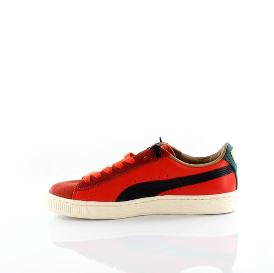 Puma Basket Classic MMQ Machts Mit Quautät Red Leather Mens Trainers 355551 03