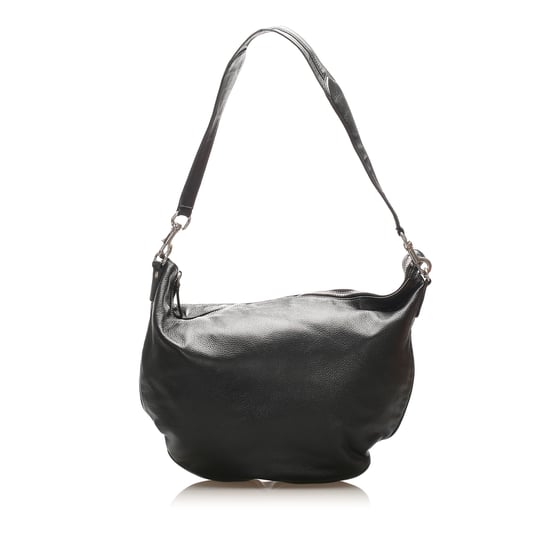 Vintage Gucci Leather Hobo Bag Black - Image 1