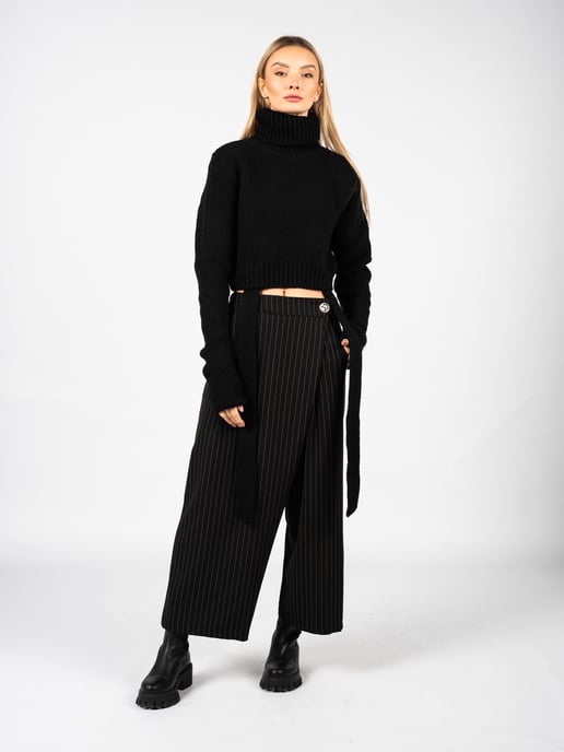La haine Inside US Pullover LW614 Woman's Black - Image 2