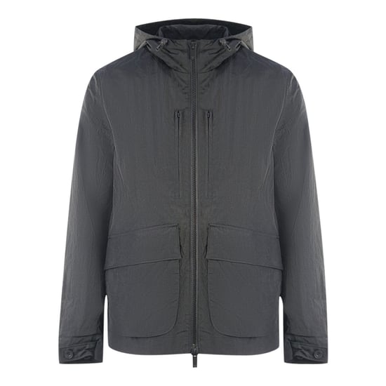 Lyle & Scott Plain Hooded Black Jacket - Image 1