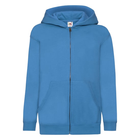 Fruit of the Loom Kinder/Kids Classic Full Zip Hoodie (Azuurblauw) - Image 1