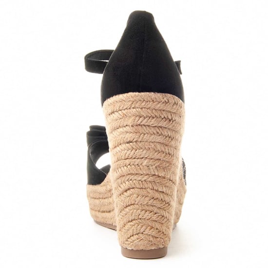 Montevita Wedge Sparto Sandal Spartsum9 i Svart - Image 6