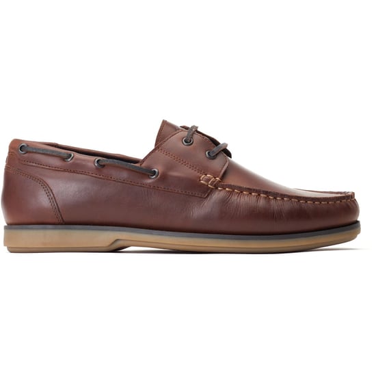 Base London Stern Leder Heren Bootschoenen Burnt Brown - Image 3