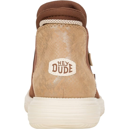 HEYDUDE Branson Novelty Leather Vrouwen Bruin/Snake Laarzen - Image 2