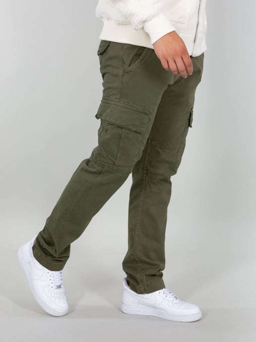 Alpha Industries Men's Agent Slim Cargo Pant in Olive - Image 1