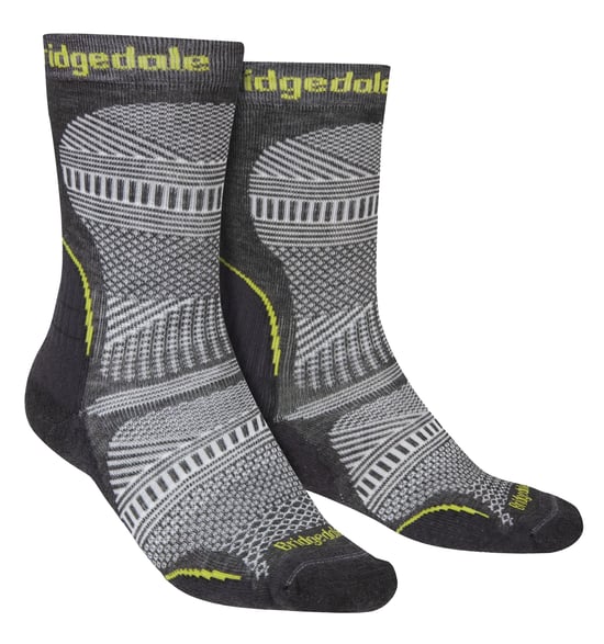 Bridgedale - Mens Hiking Ultralight Original Boot Socks - Graphite - Image 1