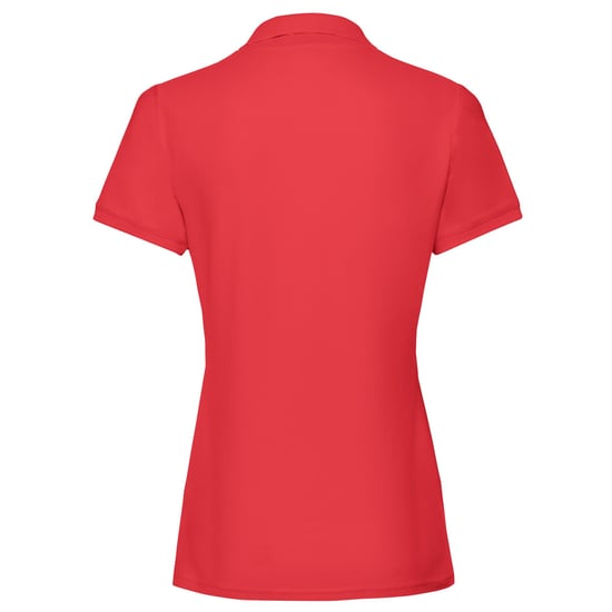 Fruit of the Loom Womens/Ladies Premium Polo Shirt (Red) - Image 2