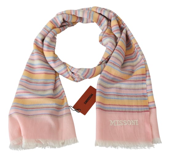 Missoni Men's Multicolor Cashmere Unisex Neck Wrap Scarf - Image 3