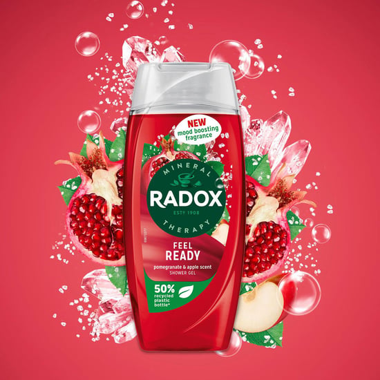 Radox Mineral Therapy Shower Gel Feel Ready w/ Pomegranate&apple Scent, 225ml, 3 Pack