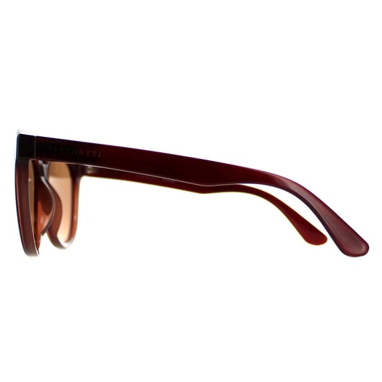 Serengeti Round Womens Shiny Brown Saturn Polarized Drivers Endee