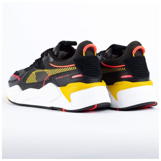 Puma RS-X Proto Black Sulphur Low Lace Up Womens Running Trainers 369912 03 - Image 5