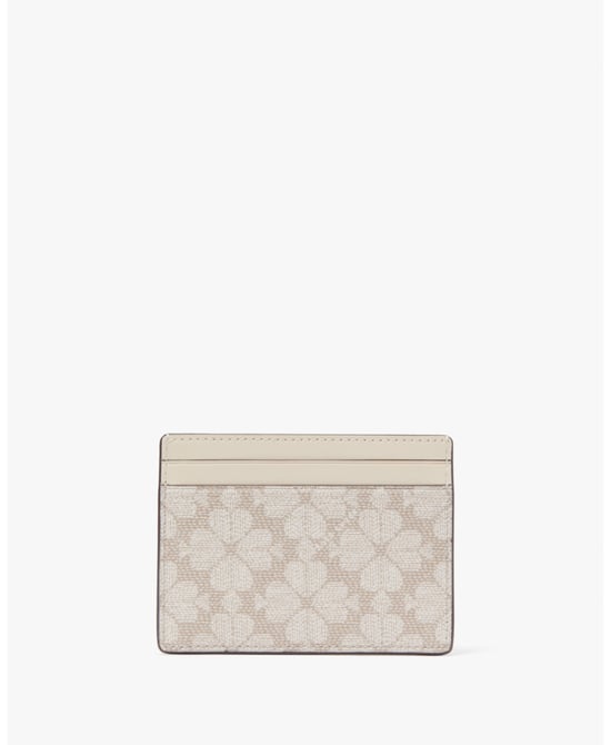 Spade Flower Spade Flower Pvc Small Slim Card Holder