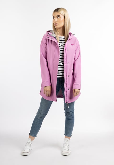 Schmuddelwedda Softshell korte jas Dames Snoeproze - Image 2