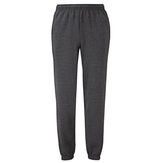 Fruit of the Loom Uniseks Classic Heather Elastische zoom joggingbroek voor volwassenen (Donkere Heide) - Image 1