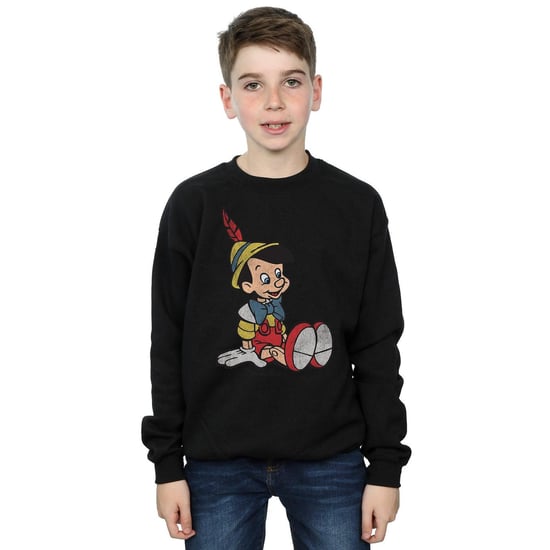 Disney Boys Pinocchio Classic Pinocchio Sweatshirt (Black)
