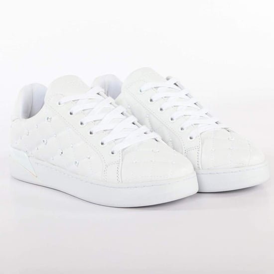 Basket Guess Reea damessneaker met logo-applicatie - Image 1