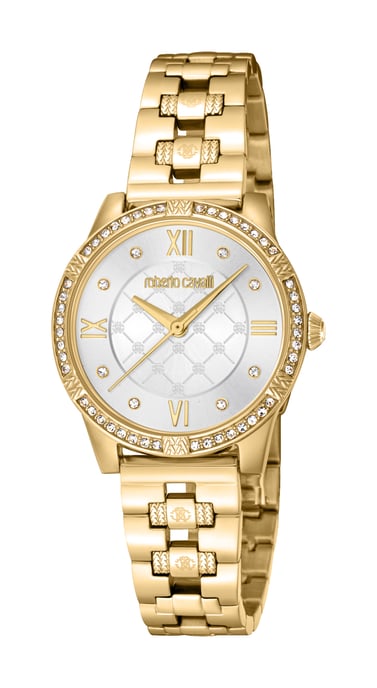 RC5L032M0055 Roberto Cavalli Womens Quartz Silver Stainless Steel 5 ATM 30 mm Watch