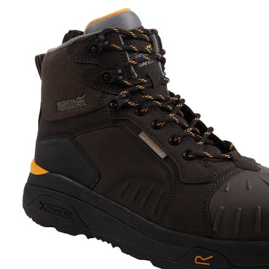 Regatta Mens Exofort Safety Boots (Chestnut/Black)