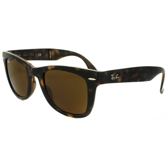 Ray-Ban Sunglasses Folding Wayfarer 4105 710 Havana Tortoise Brown 50mm