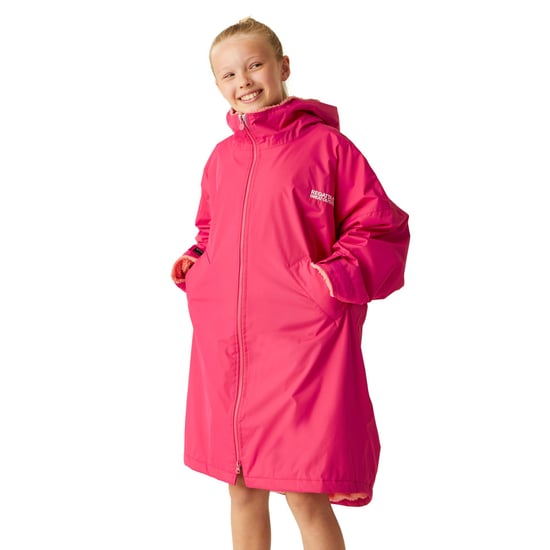 Regatta Childrens/Kids Changing Robe (Pink Potion/Pink Shell) - Image 4
