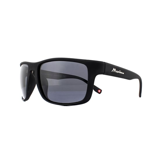 Montana Sunglasses SP314 Black Rubber Smoke Polarized