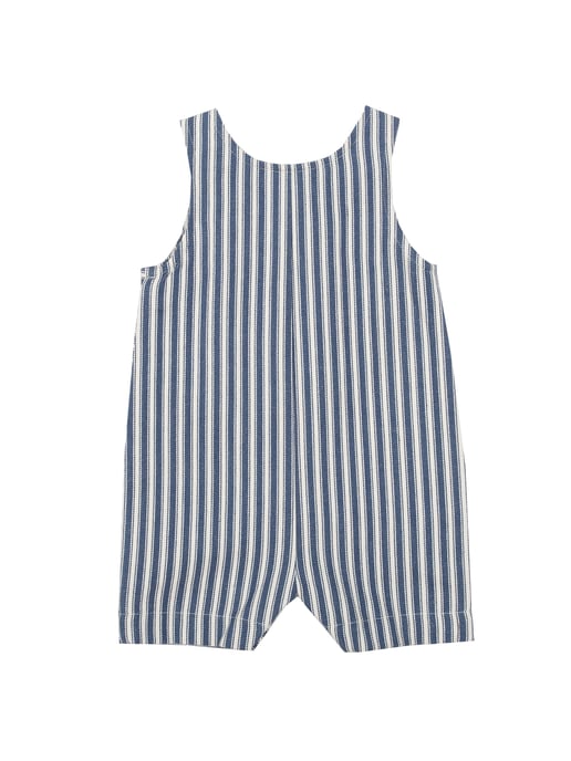 Kite Clothing Ticking Romper Dungarees