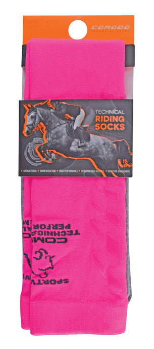 Comodo - Ladies Microfibre Knee High Horse Riding Equestrian Socks - Image 2