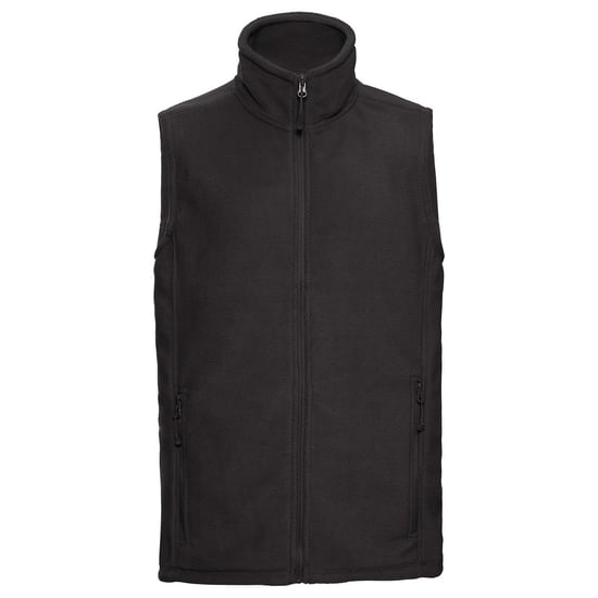 Russell Heren fleece gilet voor buiten (Zwart) - Image 1